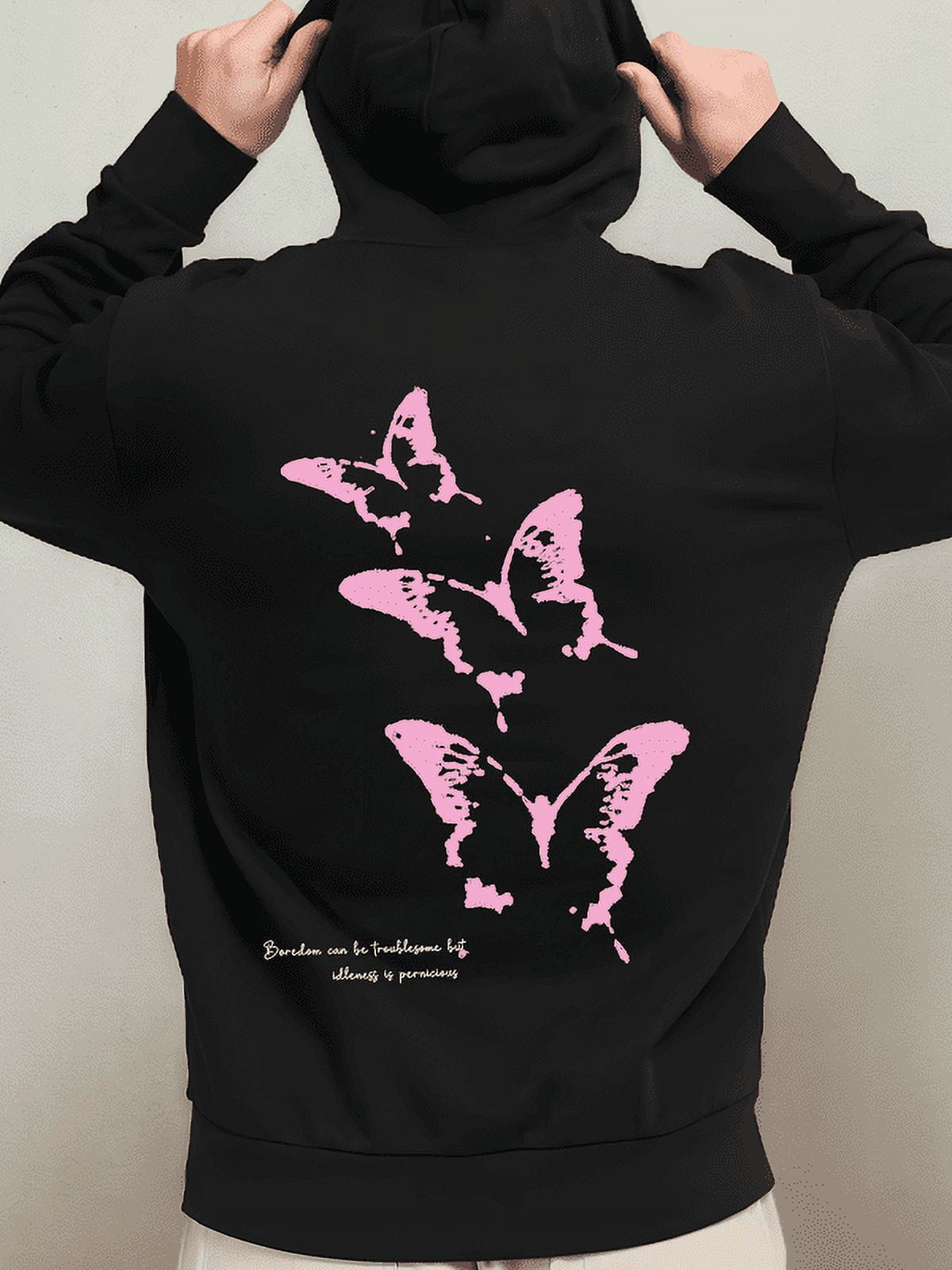 Aelfric Eden Graphic Hoodies for Men Oversized Short Sleeve s Unisex Vintage Streetwear Tops
