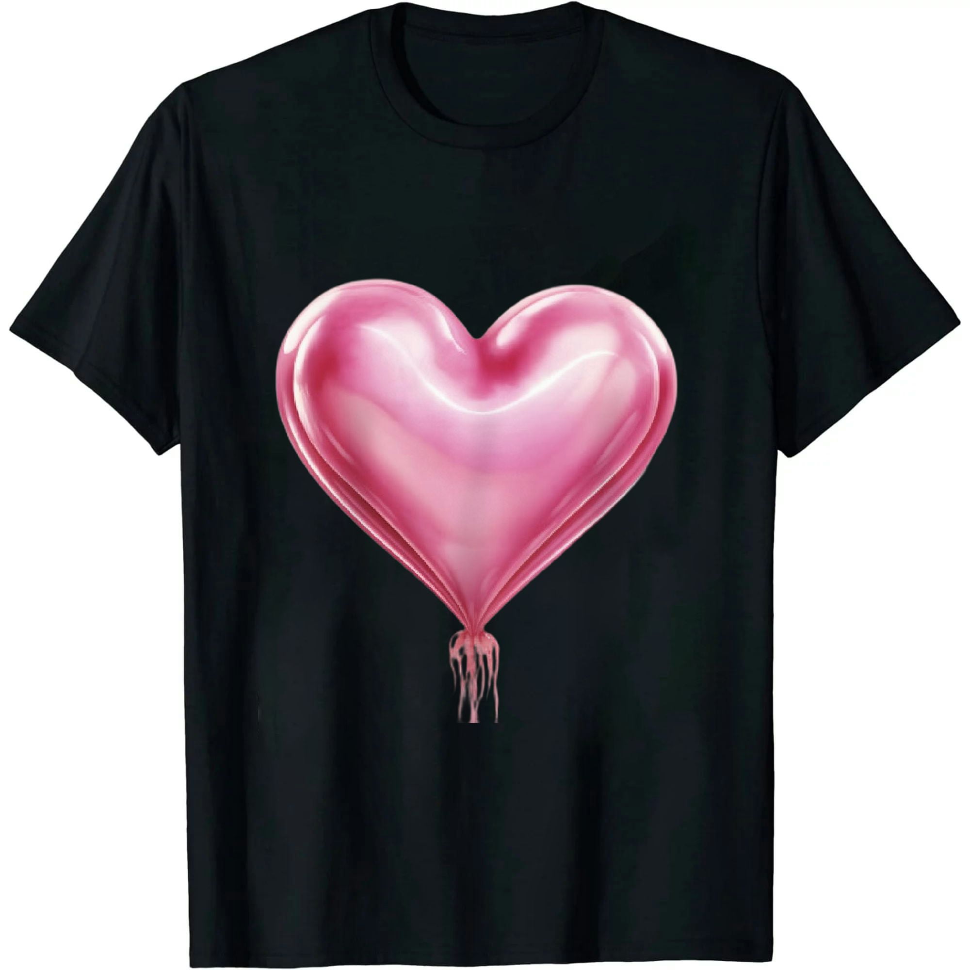 【Aelfric Eden】 Love Balloon Graphic Tee Aelfric Eden Men's Love Balloon Graphic Tees Summer Short