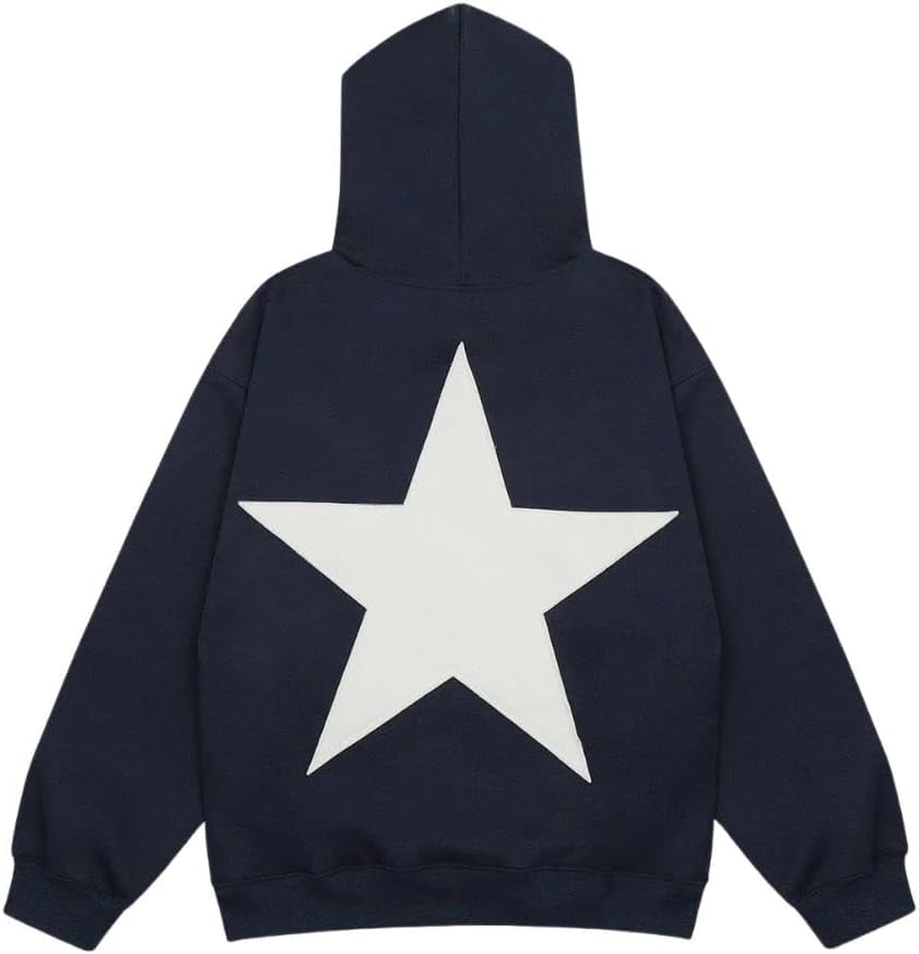 Vemodoo Women's Zip Up Hoodie - Lightweight Knit Sweater With Drawstring & Color Block Design - View #2