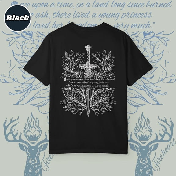 Aelin Galathynius She Was Not Afraid x Fireheart Comfort Colors T-shirt | TOG Gift | Throne of Glass | Terrasen Shirt