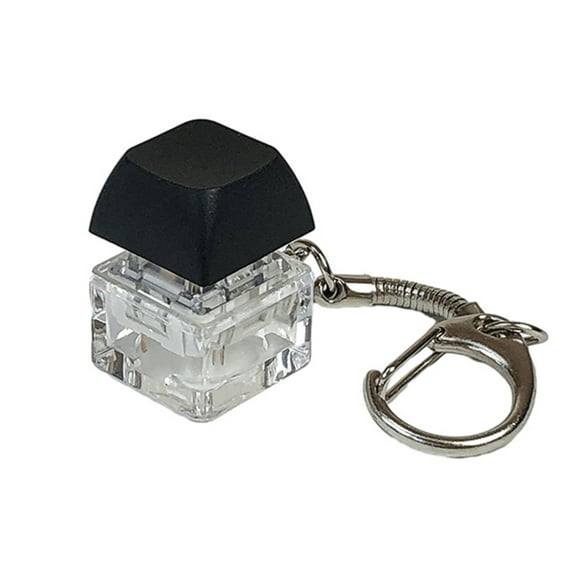 Aellinatey 1/6 pcs Keychain Stress Relief Button Key Chain Fidget Toy Keychains Accessory