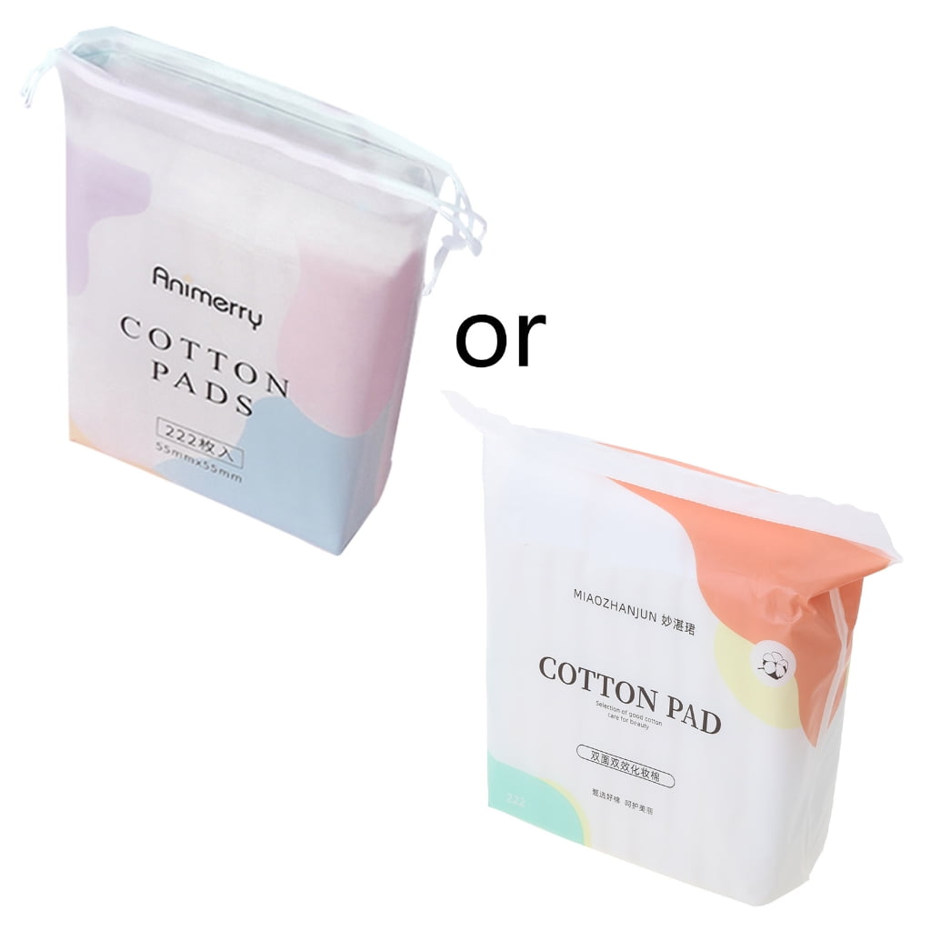 Aellinatey 100% Pure Cotton Effective Cosmetic Cotton Squares Hypoallergenic Lint-Free