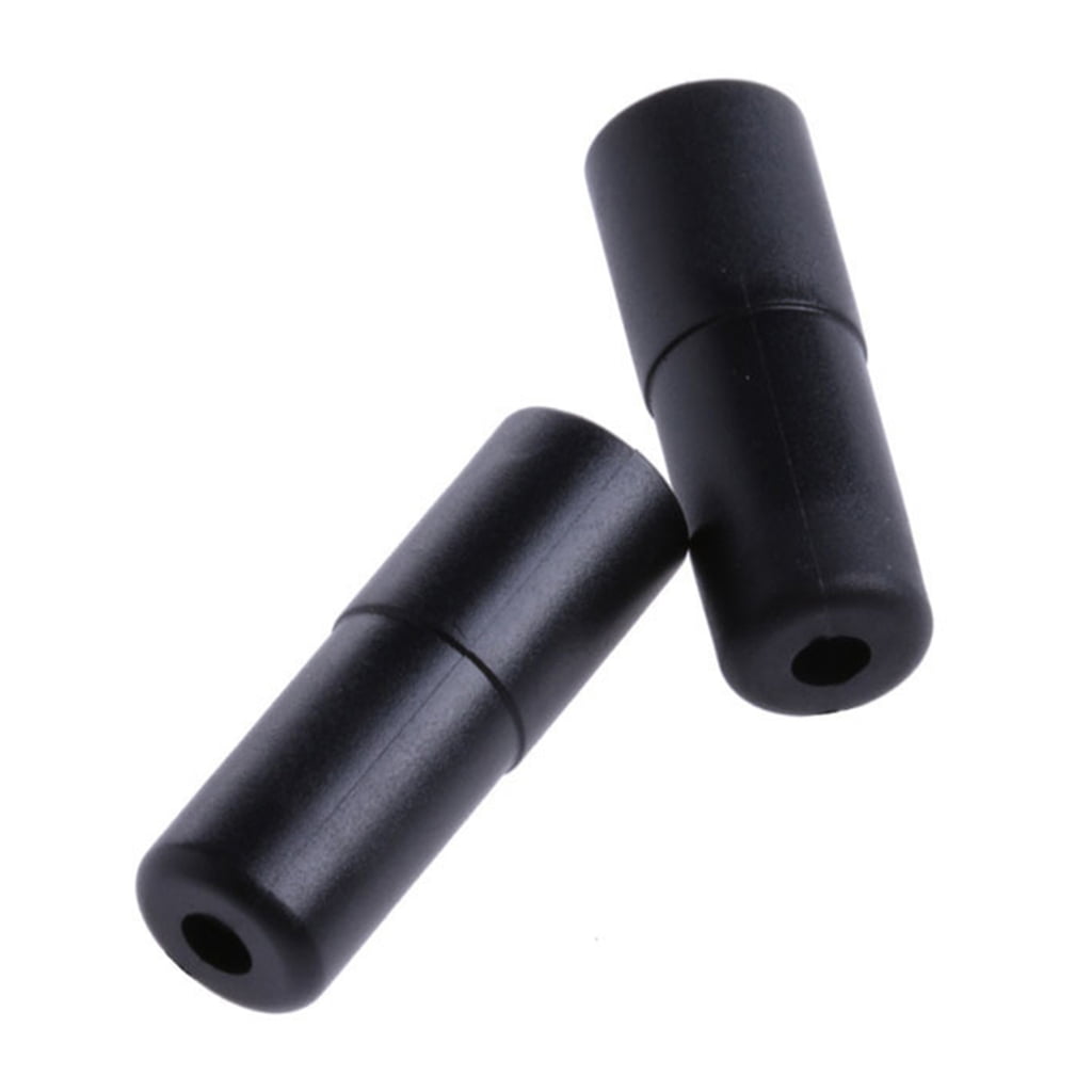 Aellinatey 100Pcs Brake Cable Wire Tip Cap Black Housing Ferrule End ...