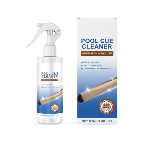 Aellinatey 100ml Billiards Cue Cleaner Pool Cue Finish Cleaner Stain Removal Sprays