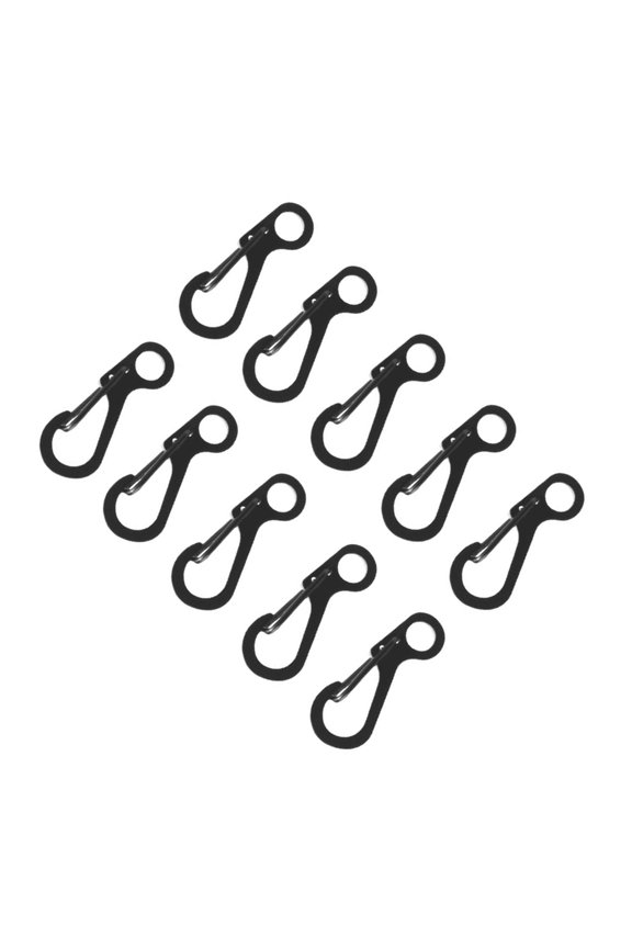 10Pcs Paracord Carabiner Clip Spring Snap Keyring Hook Small Carabiner Clip