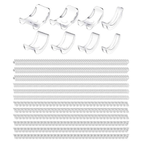 Aellinatey 12/20Pcs Flexible Silicone Finger Rings Pads Easy to Use Rings Size Adjusters