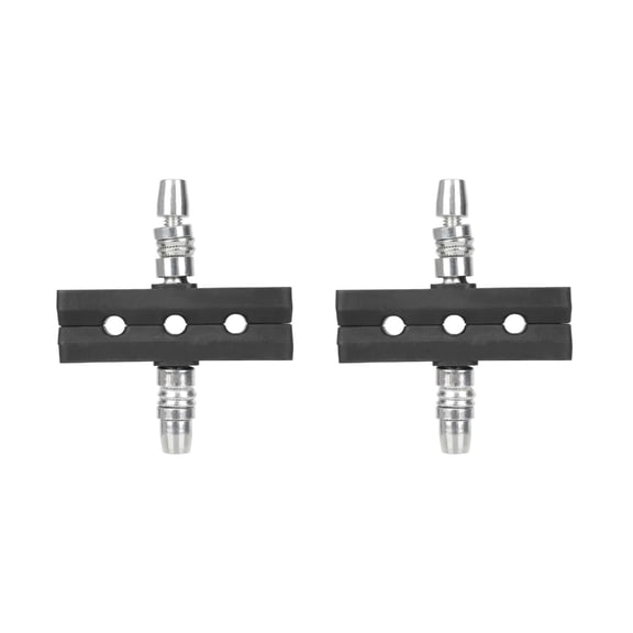 Aellinatey 2 Pair Rubber V Brake Pad Set for Bicycles Wheel, Mountain Bicycles Brake Block Bike V Brake Pad for Road Bicycles