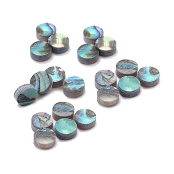 Aellinatey 20 Pcs Guitar Fretboard Dots Abalone Shell Fingerboard Markers Inlay Dots