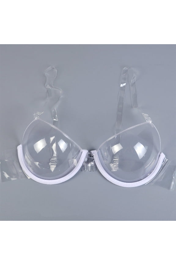 2017 Transparent Clear Push Up Bra Strap Invisible Bras Women Underwire 3/4 Cup