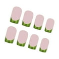 thumbnail image 1 of Aellinatey 24Pcs Glossy Fake Nail Square Press on Nail False Nail Tips Artificial Nail, 1 of 7