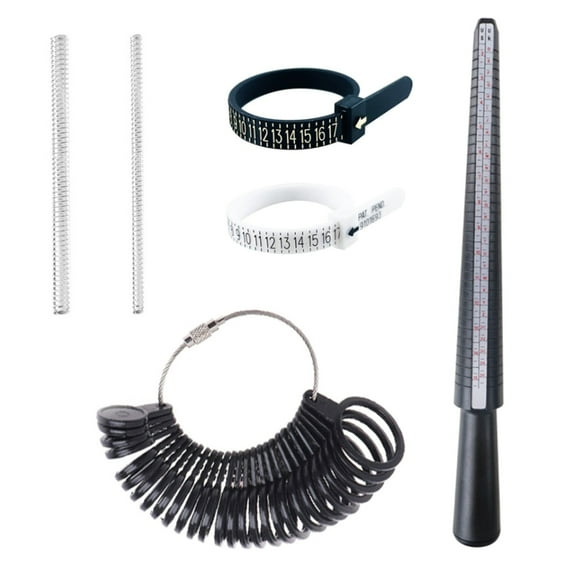 Aellinatey 3/4/6/7Pcs Rings Sizer Kit For Accurate Finger Measurement And Jewelry Making