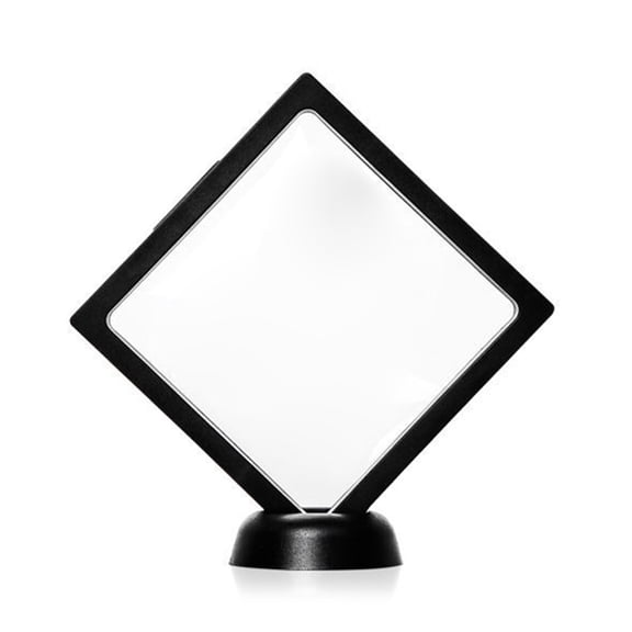 Aellinatey 3D Floating Frame Display Stand for Challenge Coins Aa Medals Chips Badges Medal