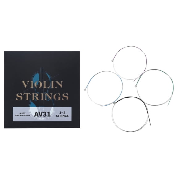 Aellinatey 4 Packs of AV31 Violin Strings Perfect for 4/4 3/4 Violins Fiddle Strings