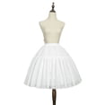 thumbnail image 1 of Aellinatey 50s Petticoat Skirt Rockabillys Dress Crinoline Tutus Underskirts for Womens, 1 of 11