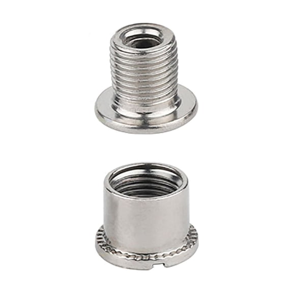 Aellinatey 5Pcs Single Double Triple Bike Chainring Bolts Nut with Multiple Size Optional