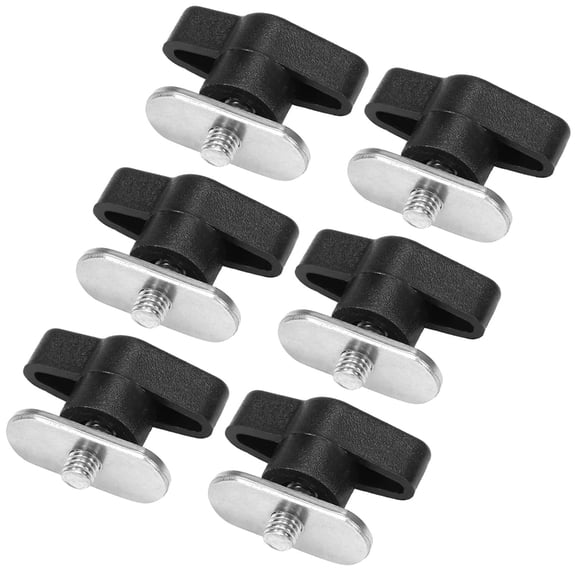 Aellinatey 6Pcs Kayak Screws Nut Hardware Boats Screw Mounting Nut Easily to Install