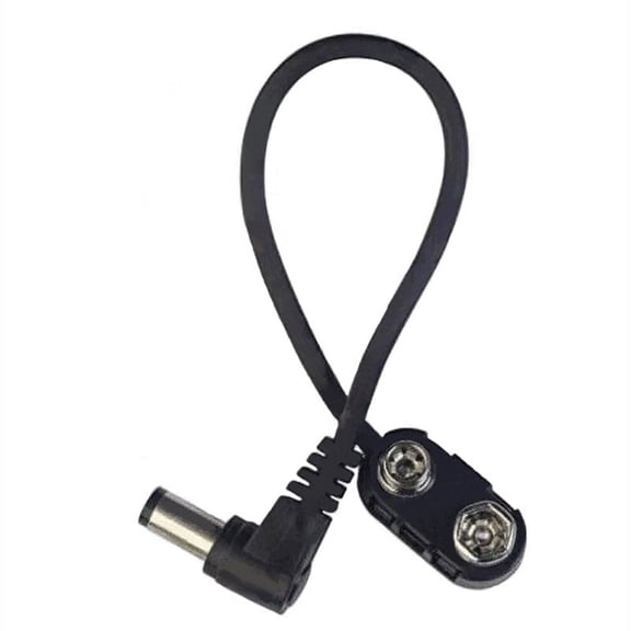 Aellinatey 9V Power Supply Cable Connector 9V Battery Clip Converter Power Cable for Guitar Effect Pedal Accessory
