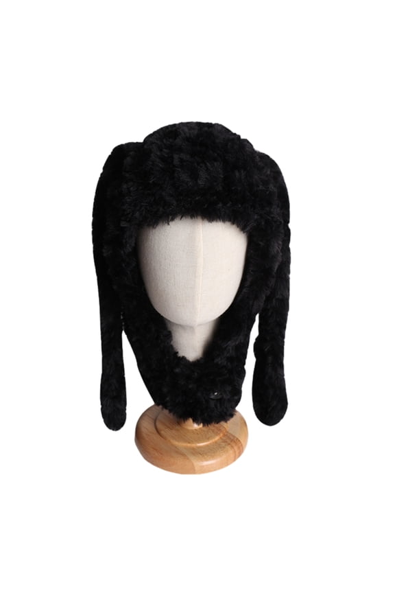 Adult Children Furry Ears Winter Hat Rabbit Hat New Year Winter Party