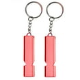 thumbnail image 1 of Aellinatey Aluminum Emergency Keyring Whistle Safety Survival Whistle Hikings Whistle, 1 of 13