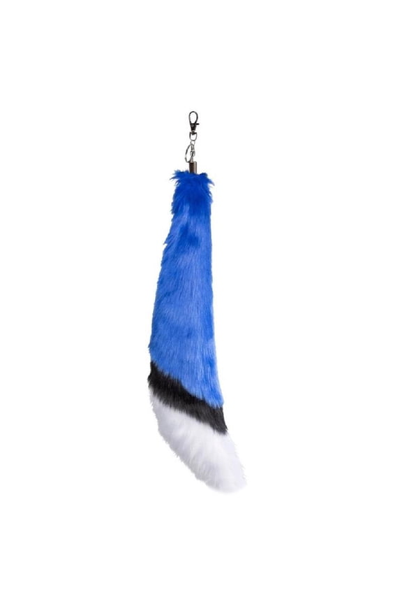 Animal Tail Keychain Faux Furs Tail Pendant Long Tail Pendant Charms Keyring
