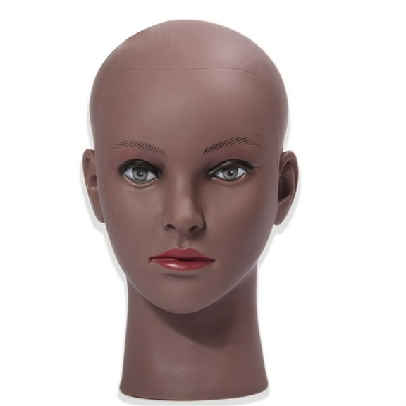 Aellinatey Bald Female Mannequin Head Training Head Wig Head Professional Cosmetology