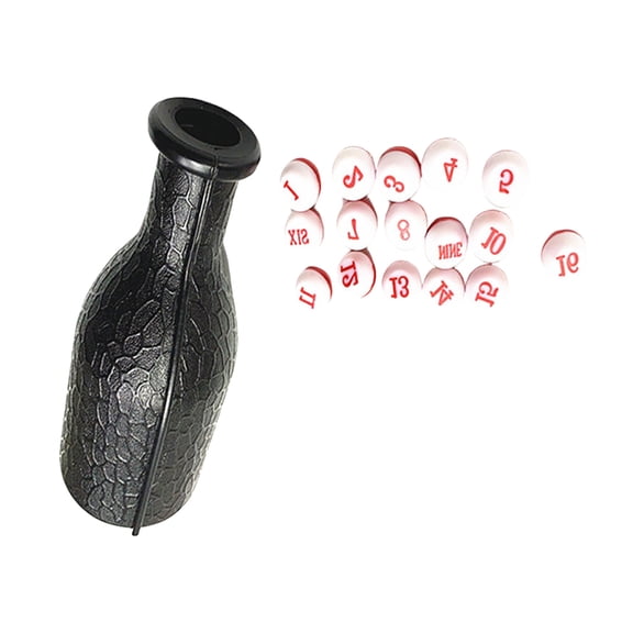 Aellinatey Billiard Shaker Bottle Numbered Tally Balls Pool Dices Entertainment Accessory