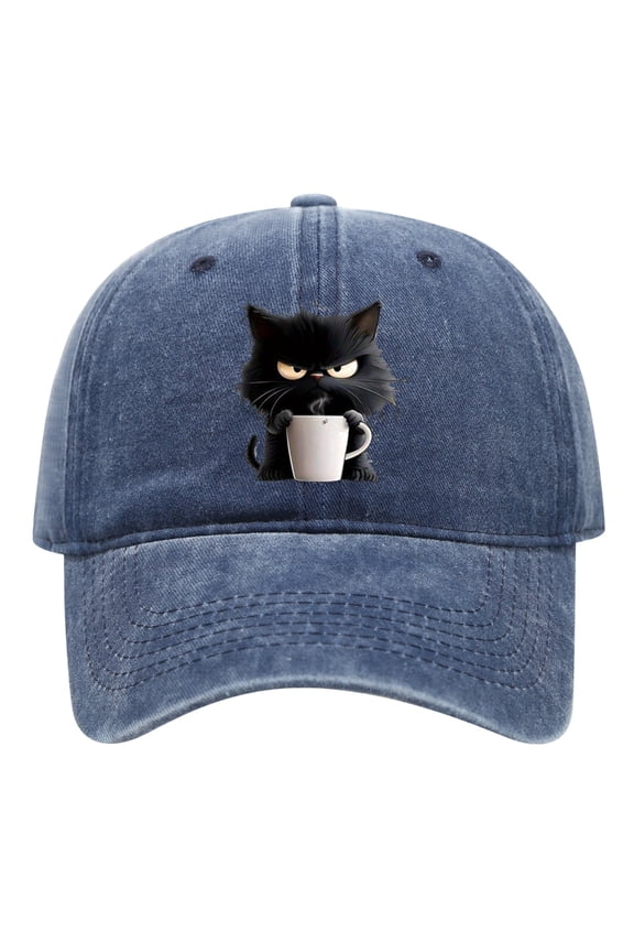 Breathable Dad Hat Anime Animal Pattern Sun Hat Adjustable Baseball Hat