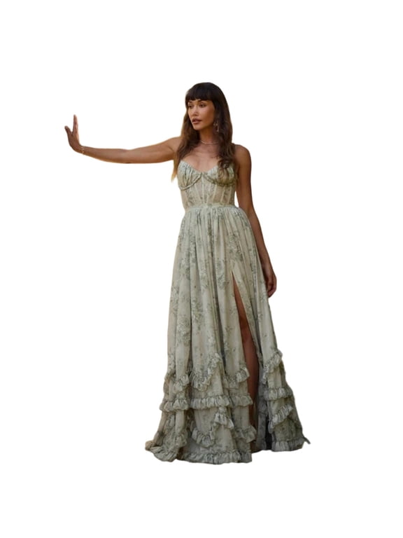 Bridesmaid Dresses Prom Dresses Spaghetti Straps Formal Corset Evening Gown