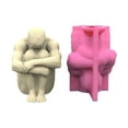 thumbnail image 1 of Aellinatey Candlestick Epoxy Casting Mold Silicone Flower Pot Mold DIY Pen Holder Mold, 1 of 14