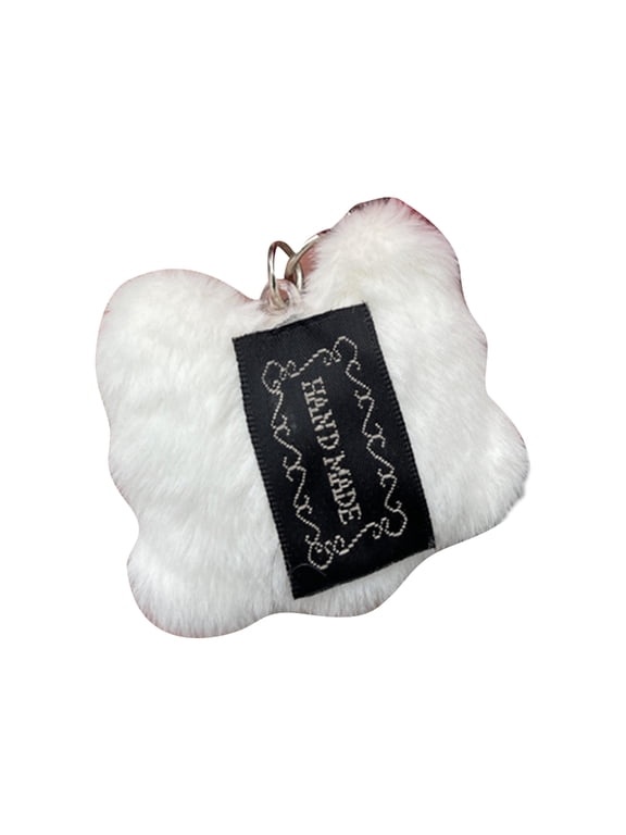Chinese Lion Keychain Plush Lion Dance Keyring for Car Keys Backpack Ornament