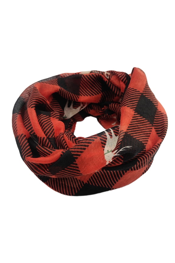 Christmas Printing Scarf for Festival Party Stylish Snowman Neck Scarves Gift