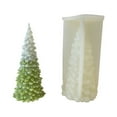 thumbnail image 1 of Aellinatey Christmas Tree Silicone Candle Mold DIY Handmade Scented Candle Making Tools, 1 of 8