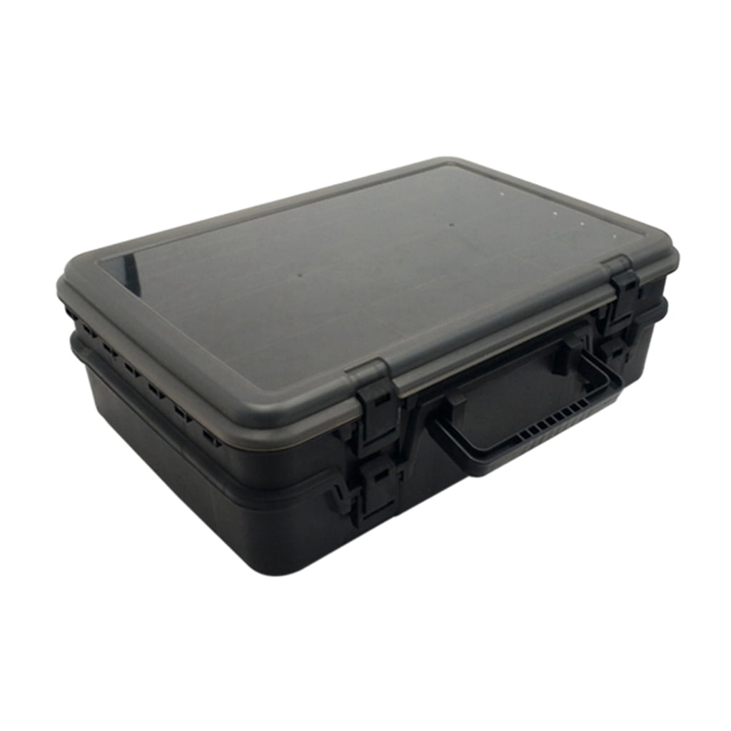 Aellinatey Clear Adjusted Dividers Terminals Tackle Box Fishing Hook Storage Trags