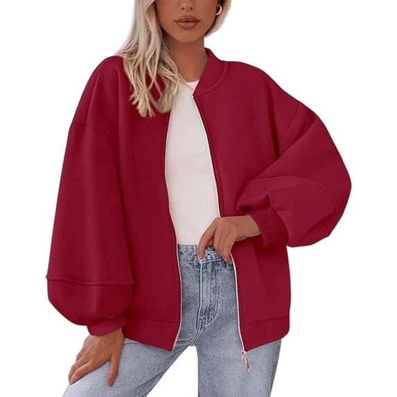 Aellinatey Comfortable Fleece Lined Autumn Jacket Breathable Outerwear Multiple Pockets Essential