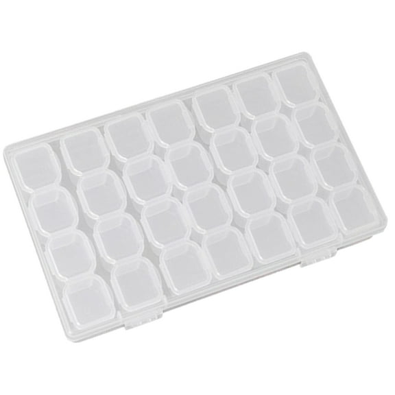 Aellinatey Compact Jewelry Box Durable Clear Jewelry Organizers Earring Storage Case