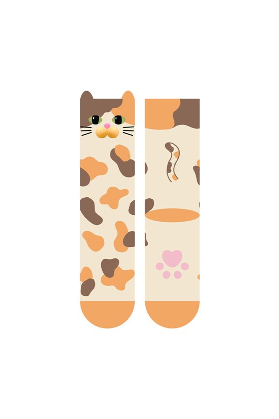 Cotton Crew Socks Soft Above Ankle High Socks Fun Novel Bootie Dress Socks