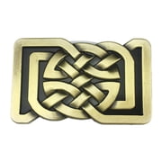 Aellinatey Cowboy Belt Buckles for Men Women Engraved Cool Replacement Bronze
