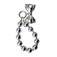 Aellinatey Delicate Beaded Key Chain Handmade Bowknot Bag Pendant