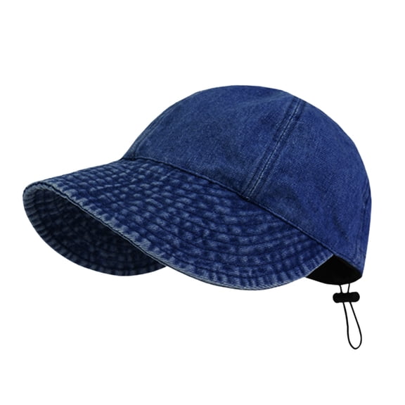 Aellinatey Denim Baseball Cap Women Denim Baseball Hat Denim Sun Hat Adjustable Beach Hat
