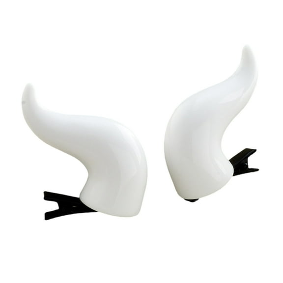 Aellinatey Devil Horn Hair Clip Cosplay Costume Dressingup Duckbill Clip Party Headpiece
