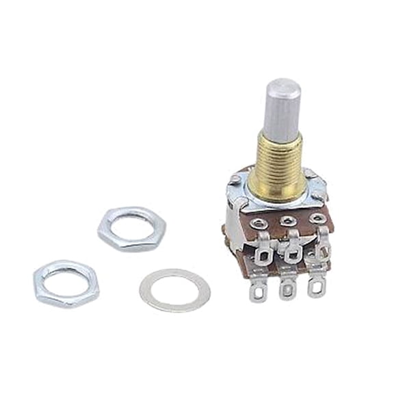 Aellinatey Double Pots Stacked Concentric Guitar Potentiometer Sound Volumes Taper Pots