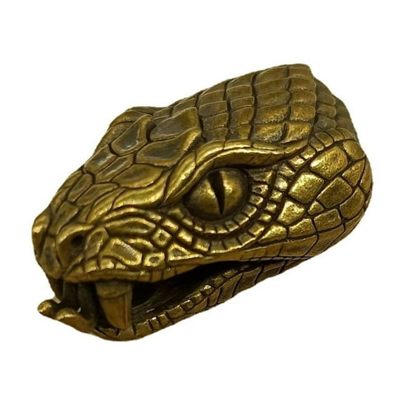Aellinatey Durability Snake Head Charm Pendants Paracord Beads Pendants Keychains