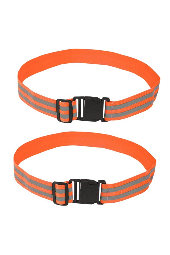 Elastic Adjustable Reflective Safety Belt For High Visibility Night Use 2Pcs