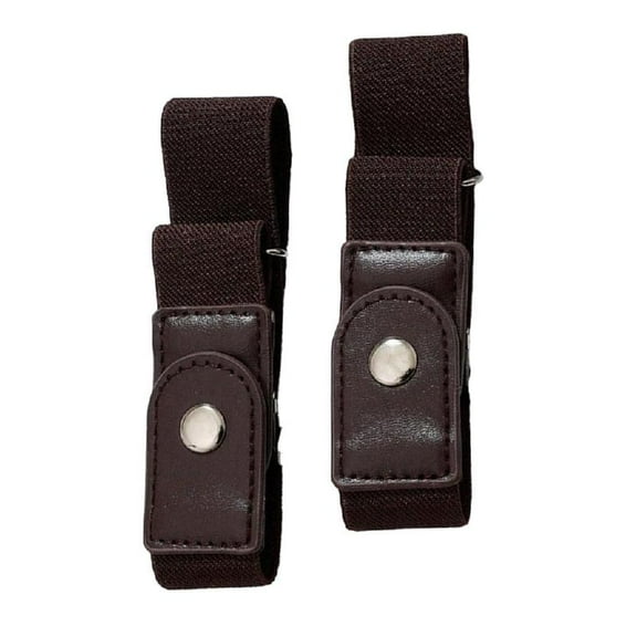 Aellinatey Elastic Belt Quick Button Jean Button Stretch Adjustable Belt Invisible Belt