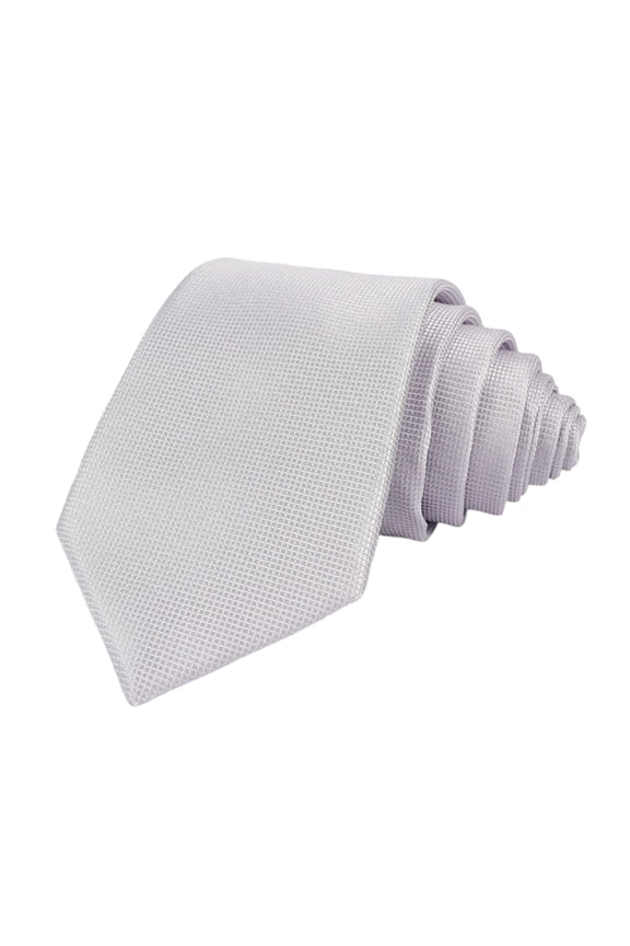 Elegant Grid Patterned Men’s Tie Lightweight Polyester For Comfort