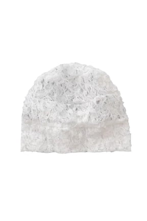Elegant Pullover Hat Simple Cloche Style Casual Hat Lace Hat Headwrap