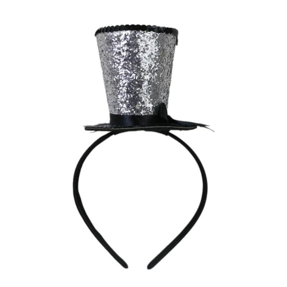 Aellinatey Elegant Top Hat Headband Fascinators Hat Top Hat 1920s Tea Hat for Kids