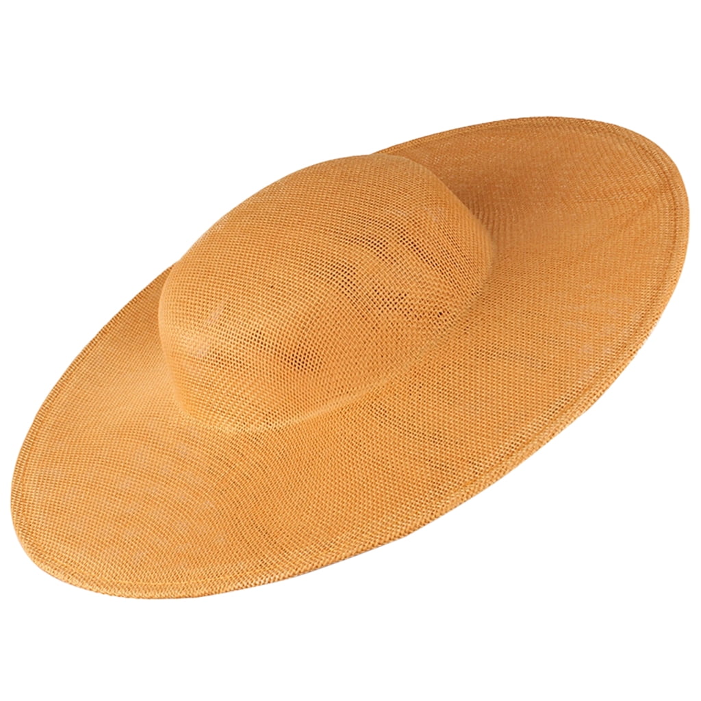 Aellinatey Fascinator Base Wide Brim Hat Form with Raised Crown Airy ...