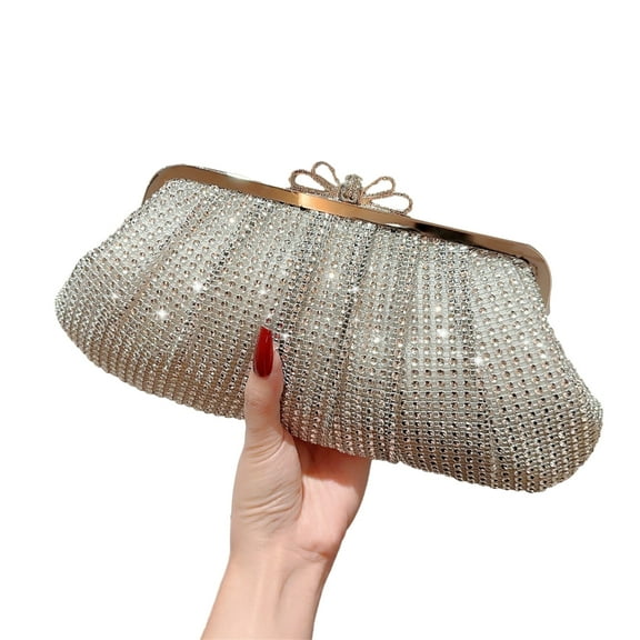 Aellinatey Fashion Elegant Women Rhinestones Evening Clutch Bags Wedding Party Handbag
