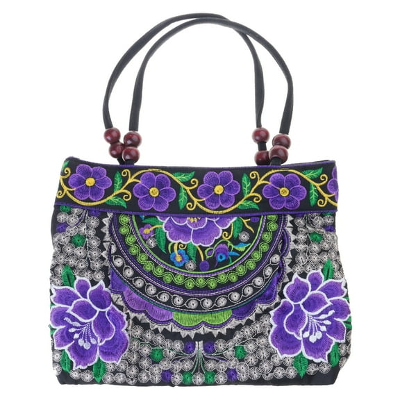 Aellinatey Fashion Embroidery Women Small Handbags Floral Embroidered Lady Top-handle Bags